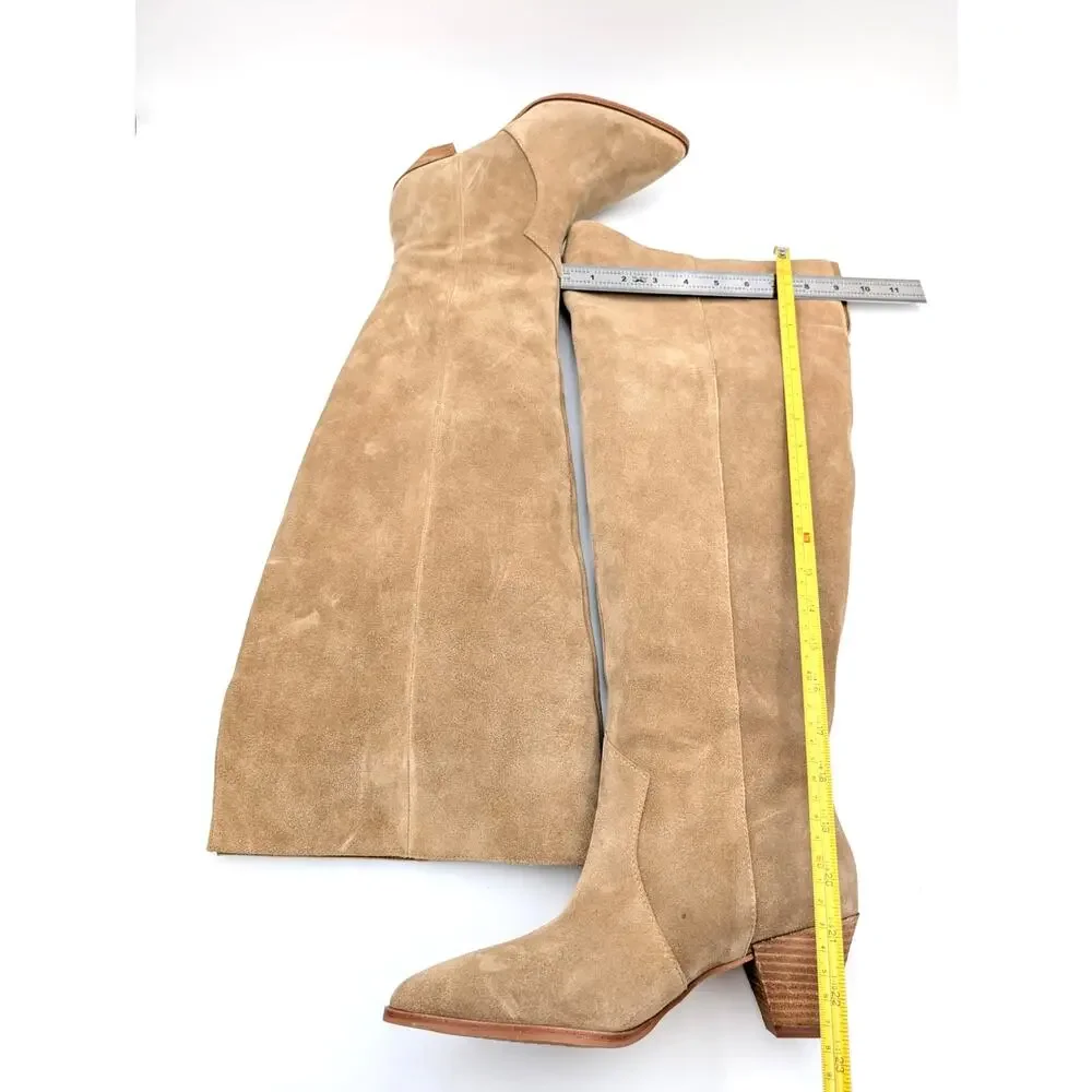 Vince Camuto Sewinny Wide Calf Over the Knee Boots Women's Size US6W EU36.5